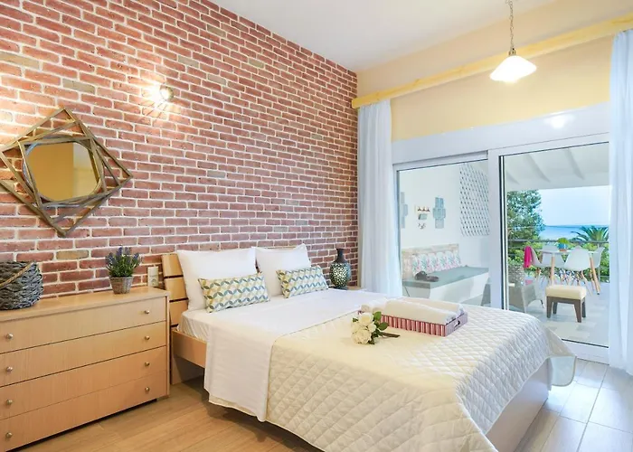 Golden Beachside Terrace Apartament Chrysi Ammoudia